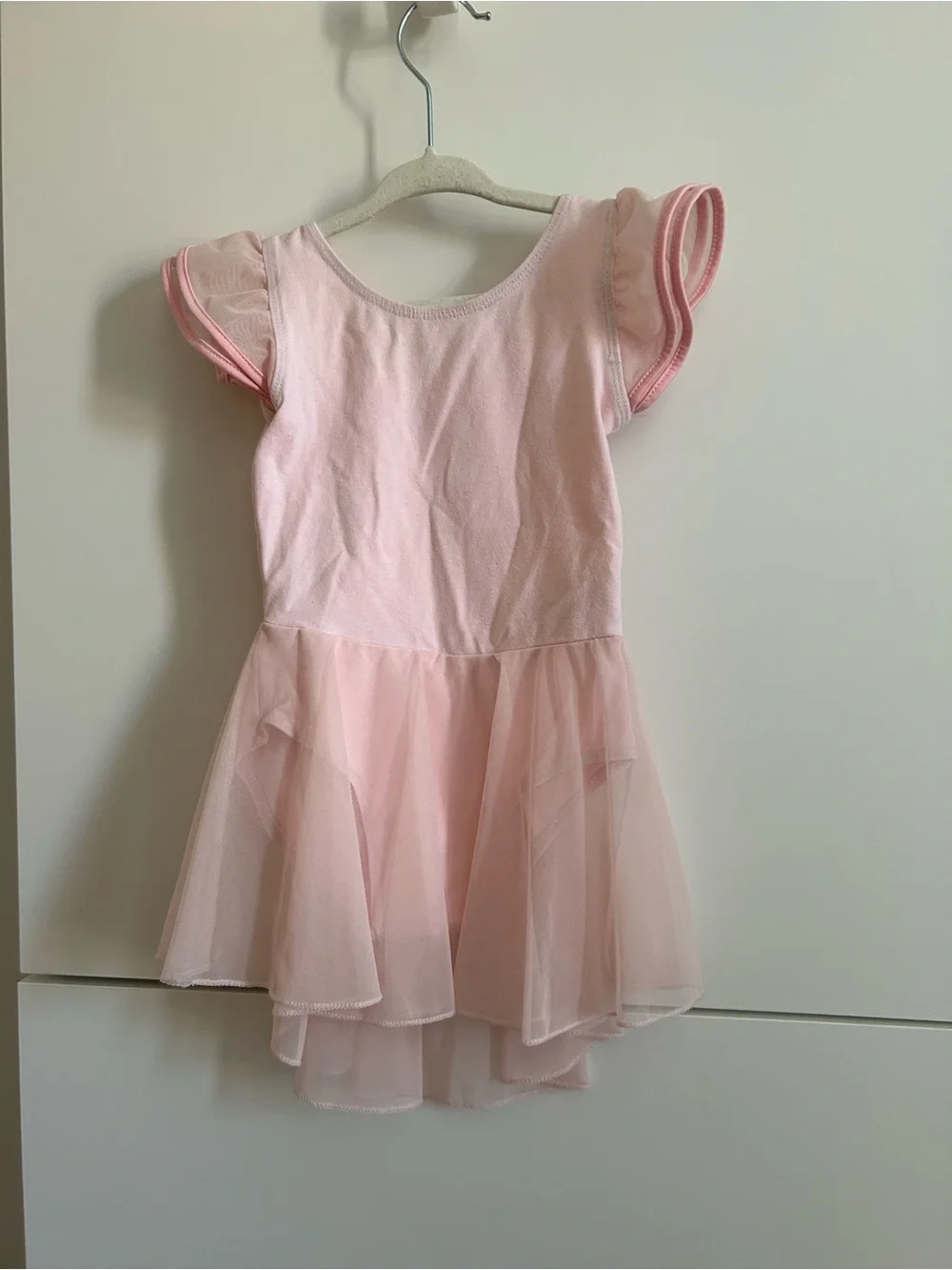 Girls Light Pink Tulle Ballet Dance Dress - Size 110 (US5)